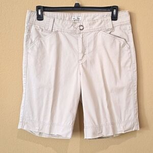 LEE cotton khaki bermuda shorts